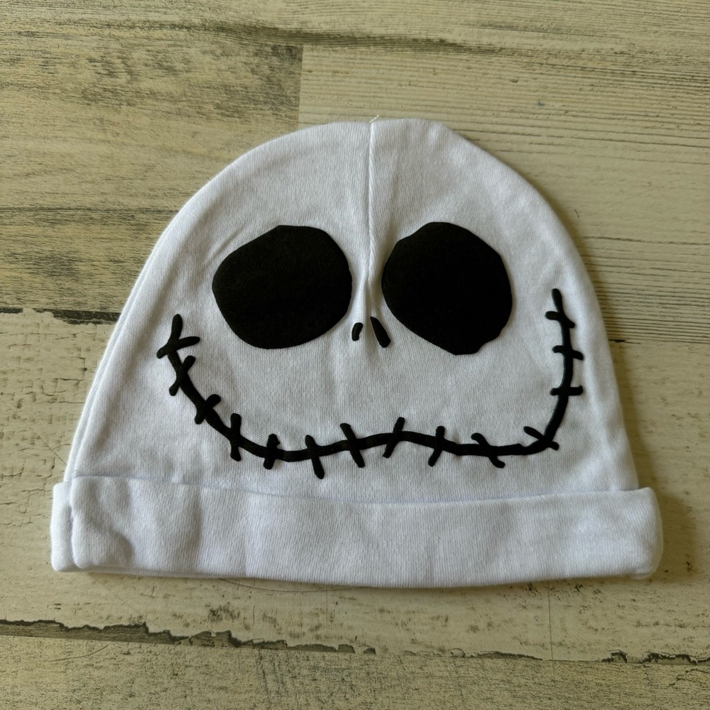 NEW Disney Nightmare Before Christmas Jack Skellington Baby Cosplay Bodysuit Hat - Picture 6 of 11